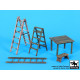 Black Dog F32064 1/32 Ladders and table Black Dog F32064 1/32 Ladders and table