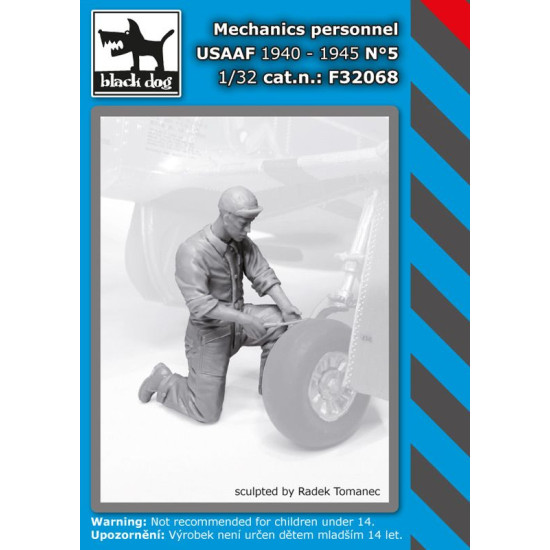 Black Dog F32068 1/32 Mechanics personnel USAAF 1940-45 #5