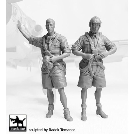 Black Dog F32073 1/32 German Luftwafe pilots Africa #2