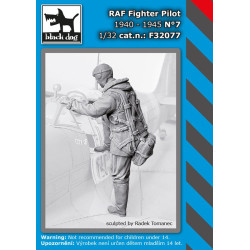 Black Dog F32077 1/32 RAF fighter pilot 1940-45 N °7