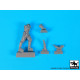 Black Dog F32088 1/32 WW II Luftwaffe bombenpersonals + Bomb loader + SC250 bomb set