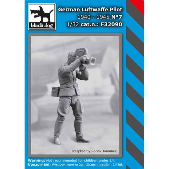 Black Dog F32090 1/32 WW II German Luftwaffe pilot #7 1940-45