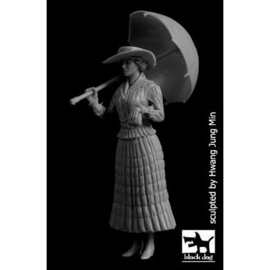 Black Dog F32093 1/32 Lady with umbrella WW I