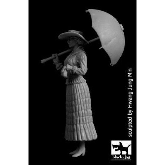 Black Dog F32093 1/32 Lady with umbrella WW I