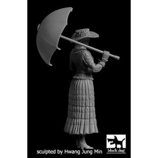 Black Dog F32093 1/32 Lady with umbrella WW I