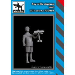 Black Dog F32094 1/32 Boy with airplane