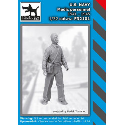 Black Dog F32101 1/32 US NAVY medic personel 1941-45