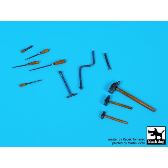 Black Dog F32103 1/32 Work bench + tools