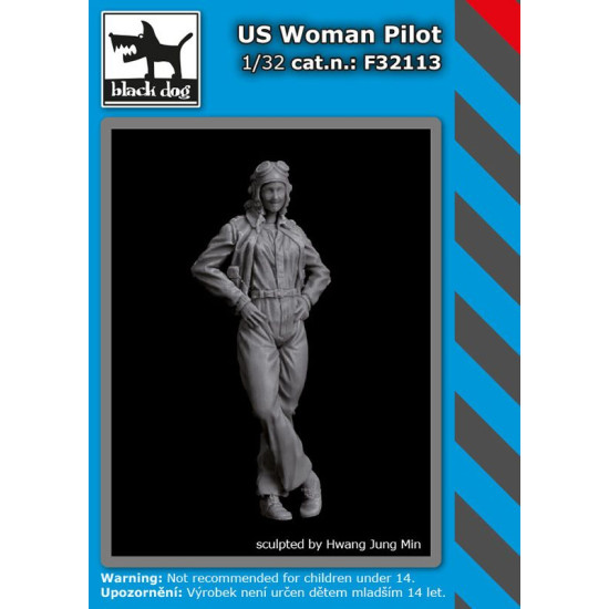 Black Dog F32113 1/32 US woman pilot