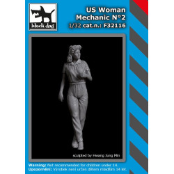 Black Dog F32116 1/32 US woman mechanic #2