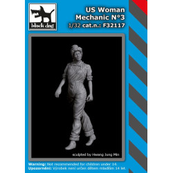 Black Dog F32117 1/32 US woman mechanic #3