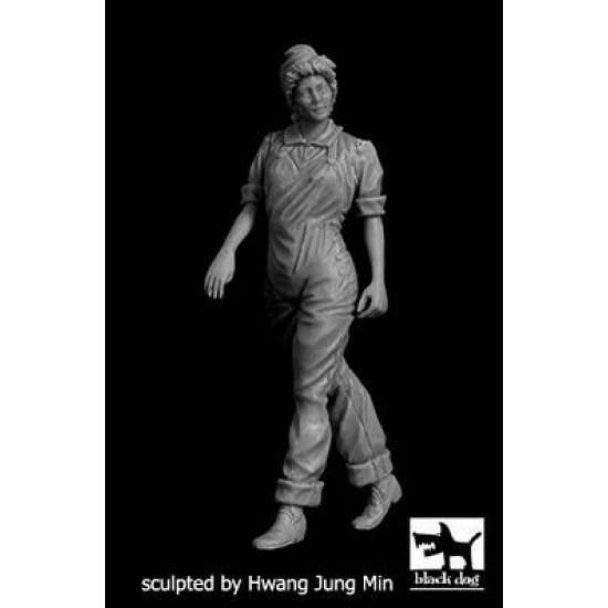 Black Dog F32117 1/32 US woman mechanic #3