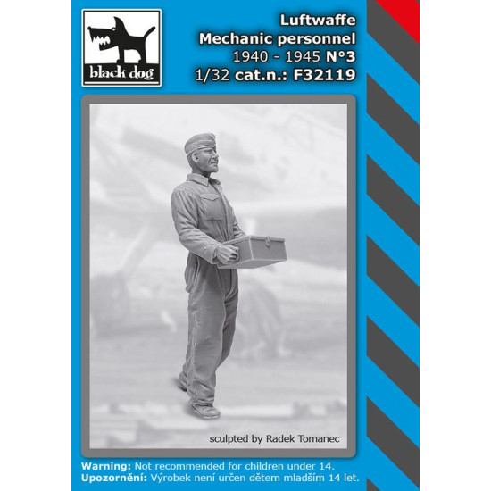 Black Dog F32119 1/32 Luftwaffe mechanic personnel #3