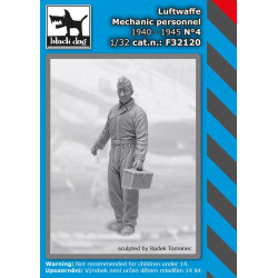 Black Dog F32120 1/32 Luftwaffe mechanic personnel #4