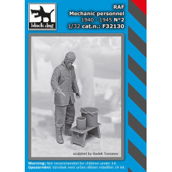 Black Dog F32130 1/32 RAF mechanic personnel1940-45 #2