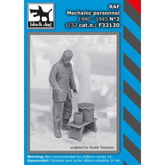 Black Dog F32130 1/32 RAF mechanic personnel1940-45 #2