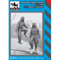 Black Dog F32141 1/32 Japanese fighter pilots WW II set