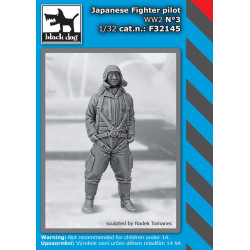 Black Dog F32145 1/32 Japanese fighter pilot WW II #3