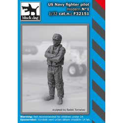 Black Dog F32151 1/32 US Navy fighter pilot modern #1