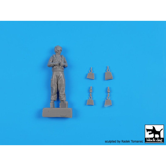 Black Dog F32162 1/32 US aircraft carrier deck crew set #2