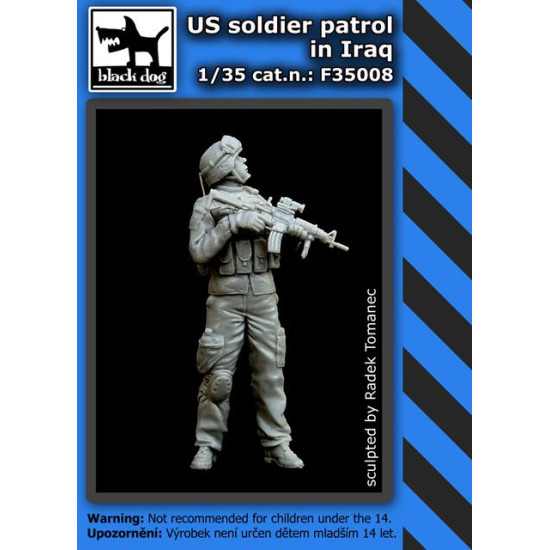 Black Dog F35008 1/35 US soldier patrol in Iraq