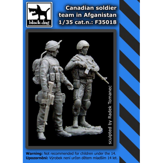 Black Dog F35018 1/35 Canadian soldier team in Afganistan