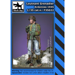 Black Dog F35022 1/35 Leutnant grenadier Ardennes 1945