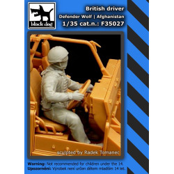 Black Dog F35027 1/35 British driver Defender Wolf Afghanistan