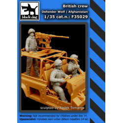 Black Dog F35029 1/35 British crew Defender Wolf Afghanistan