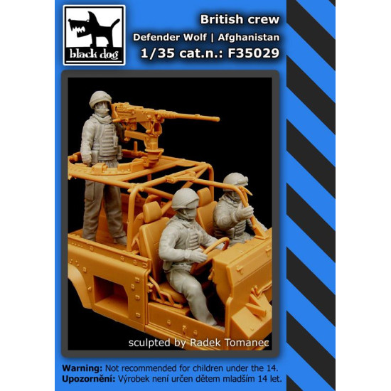 Black Dog F35029 1/35 British crew Defender Wolf Afghanistan