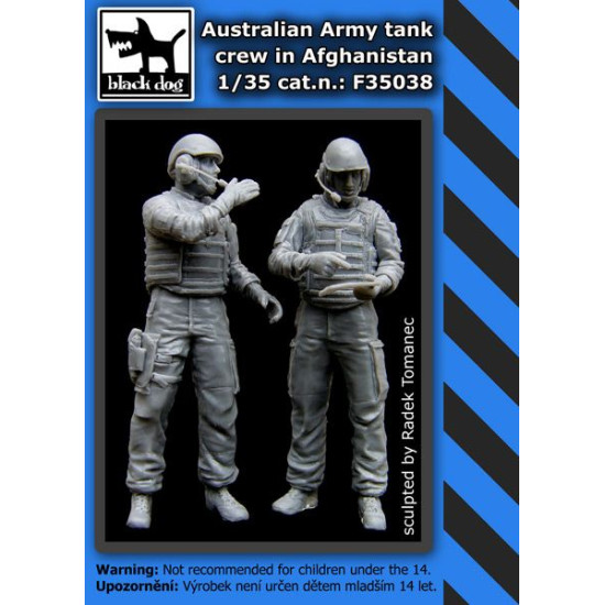 Black Dog F35038 1/35 Australian army tank crew in Afghanistan