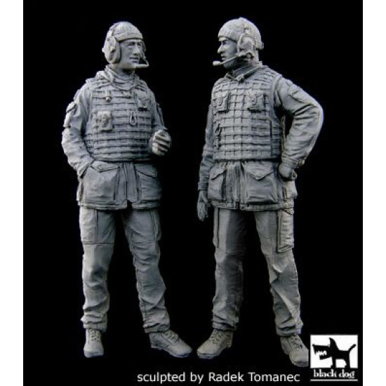 Black Dog F35044 1/35 German army tank crew in Afghaistan