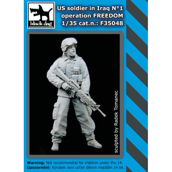 Black Dog F35048 1/35 US soldier in Iraq #1