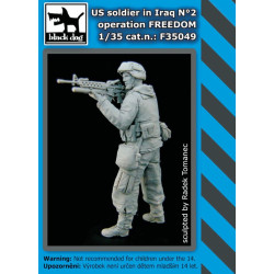 Black Dog F35049 1/35 Us soldier in Iraq #2