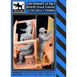 Black Dog F35054 1/35 Us soldiers 3fig. M 1070 Truck tractor