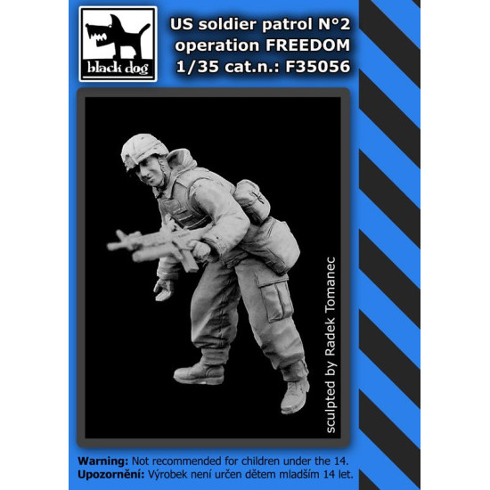 Black Dog F35056 1/35 US soldier patrol operation FREEDOM #2