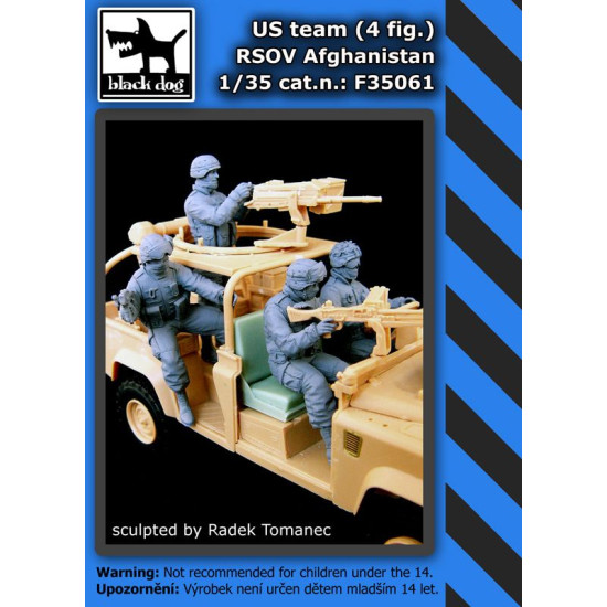 Black Dog F35061 1/35 US team RSOV 4 fig.