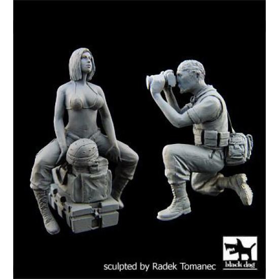 Black Dog F35064 1/35 US Woman Soldier -War Journalist