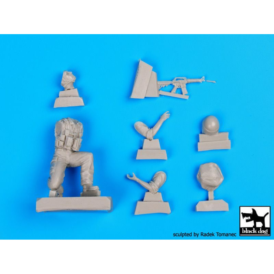 Black Dog F35073 1/35 Israeli soldiers patrol set