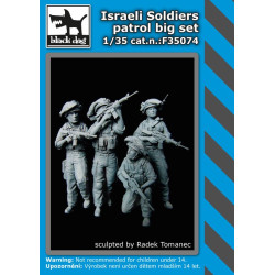 Black Dog F35074 1/35 Israeli soldiers patrol big set