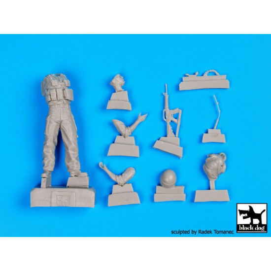 Black Dog F35074 1/35 Israeli soldiers patrol big set