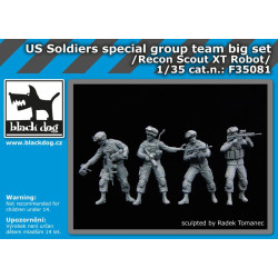 Black Dog F35081 1/35 US soldiers special group team big set