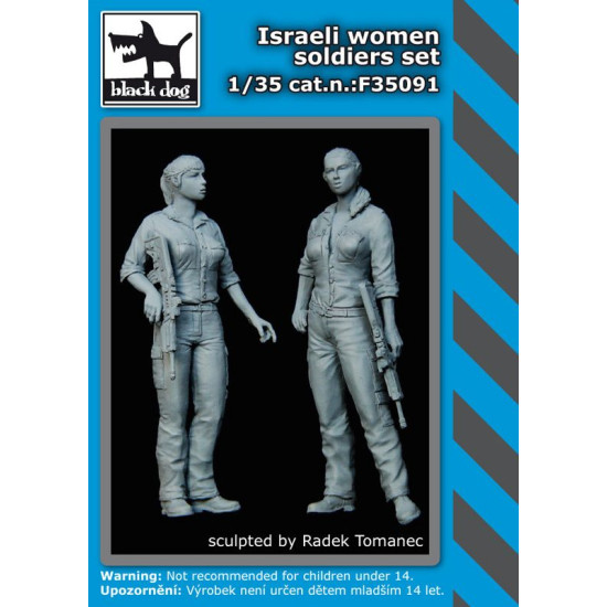 Black Dog F35091 1/35 Israeli woman soldiers set
