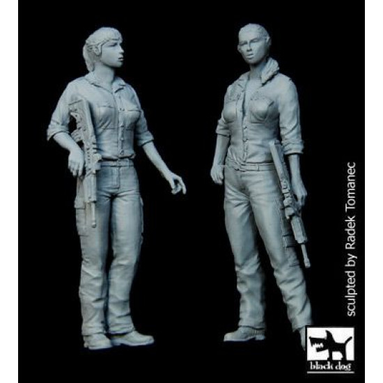 Black Dog F35091 1/35 Israeli woman soldiers set