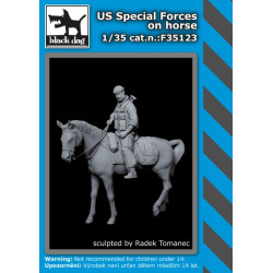 Black Dog F35123 1/35 US Special forces on horse