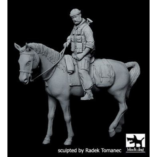 Black Dog F35123 1/35 US Special forces on horse