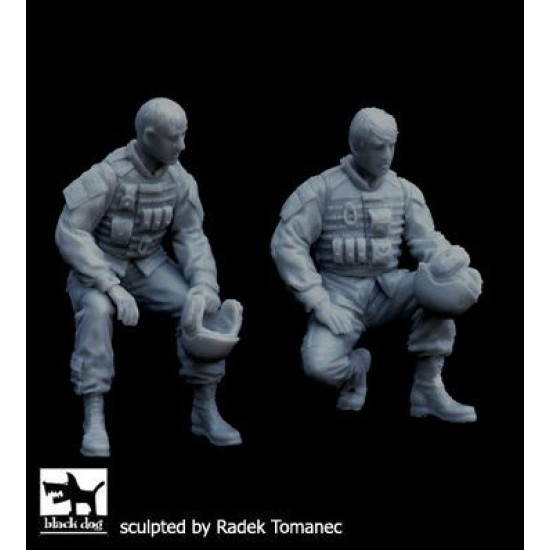 Black Dog F35143 1/35 US modern tank crew set #2