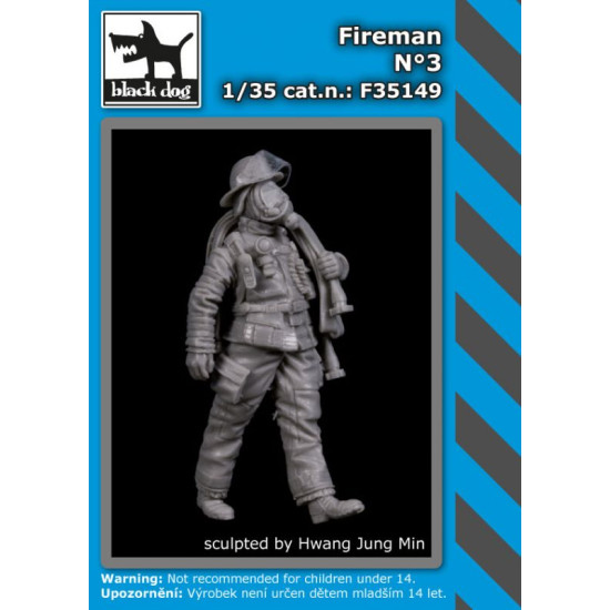 Black Dog F35149 1/35 Fireman #3 Black Dog F35149 1/35 Fireman #3
