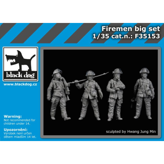 Black Dog F35153 1/35 Firemen big set