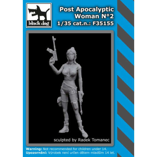Black Dog F35155 1/35 Post apocalyptic woman #2 Black Dog F35155 1/35 Post apocalyptic woman #2